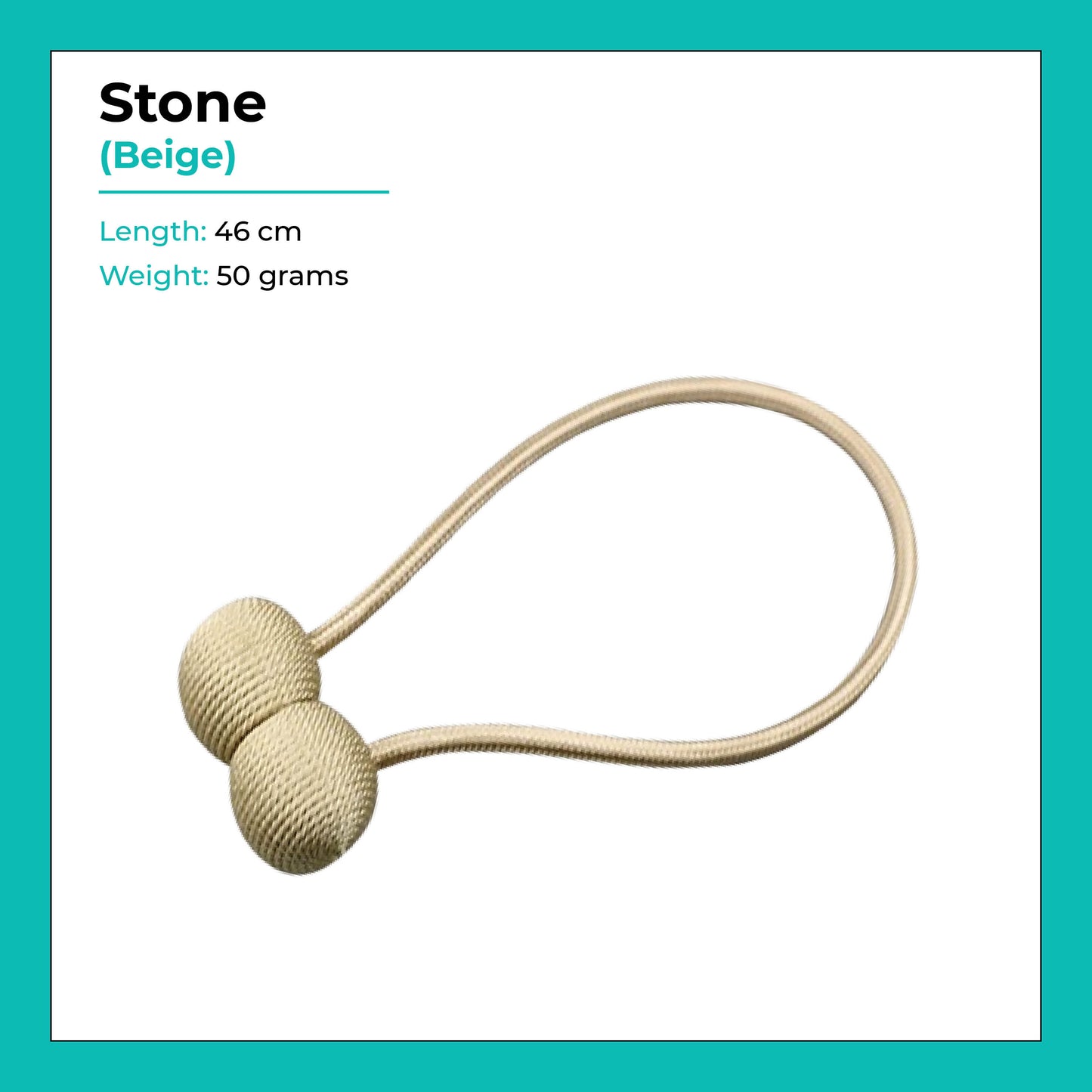Curtain Tie Backs Magnetic Ball - 2pcs Durable Holdbacks | 7 Colours
